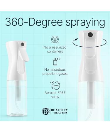 Hairdressing Spray Bottle - Continuous Fine Mist Sprayer for Salon & Home Use - International Shipping Available - Buy Online on GoSupps.com