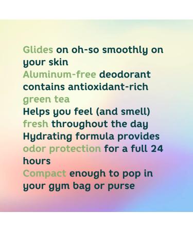 Green Tea Infused Aluminum-Free Natural Deodorant | Dermatologist Tested, Baking Soda Free, Oil Free | 24-Hour Protection, Clean & Fresh Scent - Buy Online on GoSupps.com