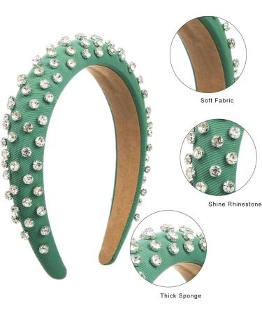scicent Alice Bands Adult Women Bling Crystal Headbands for Daily Wearing Fashion Hair Bands for Girls Vintage Rhinestone Hair Hoop Wide Hair Accessories for Ladies Party - 25915 - Buy Online on GoSupps.com