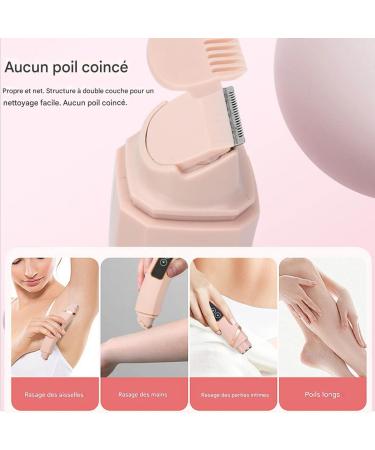  pilateur lectrique Femme | pilateur Bikini Double T te Imperm able | Visage Corps Voyage Zones Sensibles Aisselles Jambes - Buy Online on GoSupps.com