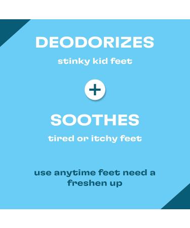 Kobi Natural Foot Deodorant Spray for Kids | Eliminate Shoe Odor | Kid-Safe Mountain Mint | 4 Fl Oz - Buy Online on GoSupps.com