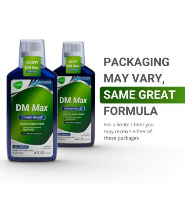 AXIV DM Max Liquid Cough & Cold Medicine for Adults Cold and Flu Medicine for Excess Mucus Relief 6 fl oz - Buy Online on GoSupps.com