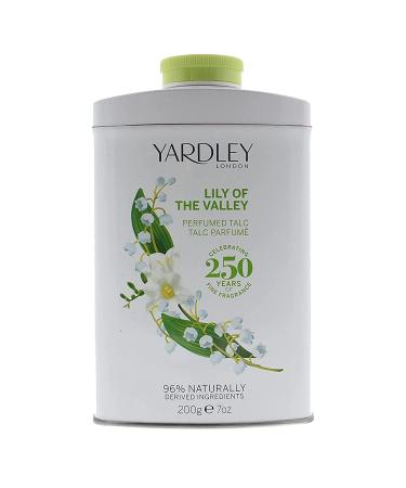 Yardley of London Lily of the Valley Perfumed Talc 7.0 oz - Luxurious Body Powder - Buy Online on GoSupps.com