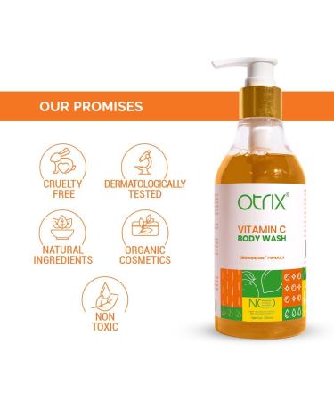 Vitamin C Body Wash - Antioxidant-Rich Hydrating Shower Gel for Radiant Skin - Unisex 290ml - Buy Online on GoSupps.com