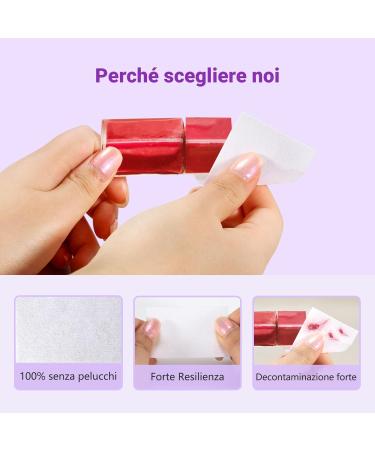  Elalove Pack of 630 nail buffers for degreasing hairless cotton pads for removing nail polish makeup remover wipes t - Buy Online on GoSupps.com