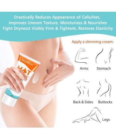 Hot Cream Fat Burner - 2 Pack Slimming & Cellulite Treatment for Weight Loss - 2.02 Fl Oz - Buy Online on GoSupps.com
