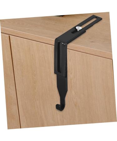 ABOOFAN 2pcs Metal Cabinet Hooks Heavy Duty Clothes Hanger Towel Hooks Metal Hook Wall Hanging Household 8.00X7.00X1.20CM Black - Buy Online on GoSupps.com