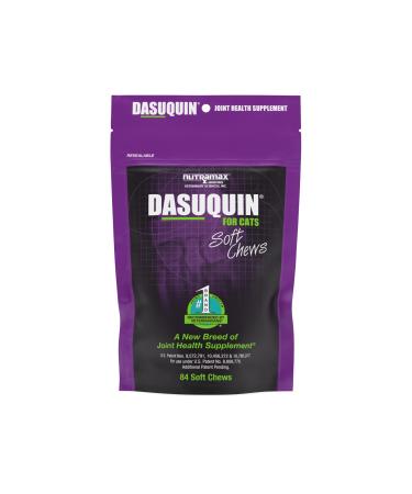 Nutramax Dasuquin Joint Health Supplement for Cats - With Glucosamine, Chondroitin, ASU, Boswellia Serrata Extract, Green Tea Extract, and Omega-3, 84 Soft Chews