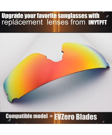 Buy IMYTPFT Compatible Replacement Lenses for Oakley EVZero Blades - Red/Black - Perfect Fit One Size - International Shipping Available - Buy Online on GoSupps.com