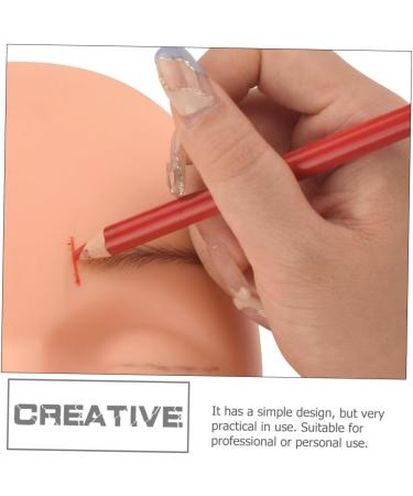 Healvian 1 Set Eyebrow Pencil Eyebrow Pen Eye Brow Pencil Brow Pencil Dark Pens Wood Red 1 count (Pack of 1) Red - Buy Online on GoSupps.com