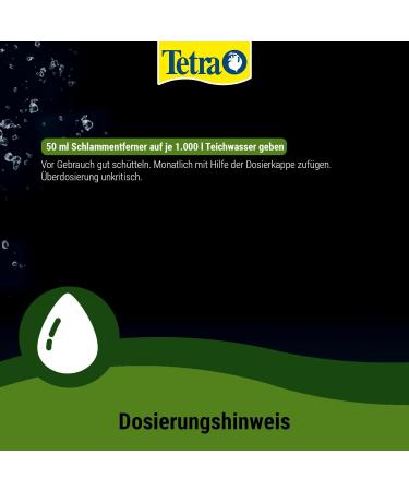 Tetra Pond Sludge Remover - Biological Sludge Solution for Garden Ponds | 500 ml Bottle - Buy Online on GoSupps.com
