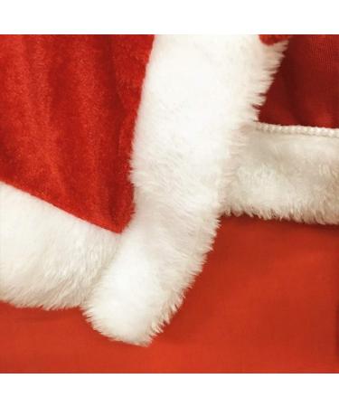 Christmas Cape for Women and Girls | Thicken Velvet Santa Cloak Shawl - Red - Buy Online on GoSupps.com