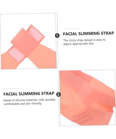Housoutil Silicone Beauty Women Bandages Chin Lift Facial Slimming Facial Slimming Strap Broom Stick Witch Sign V Line Face Belt Woman Slimming Belt Thin Face - Buy Online on GoSupps.com