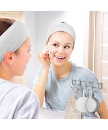 16 Washable Slurry Pads - Reusable Bamboo & Cotton Makeup Remover Pads with Laundry Bag & Spa Headband | Eco-Friendly Beauty Essentials - Buy Online on GoSupps.com