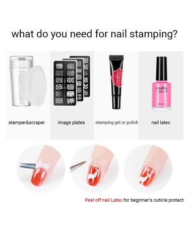 Halloween Nail Art Plates & Stamp Kit | DIY Manicure Tools for Stunning Nail Designs - Buy Online on GoSupps.com