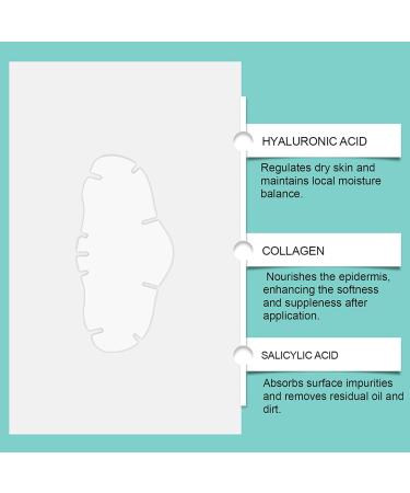  Generisch Pack of 30 hyaluronic acid nasal plasters - Pore cleansing - With vitamin E - Eliminates pores and impurities - Buy Online on GoSupps.com