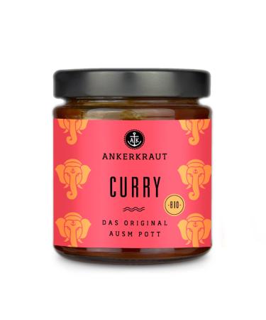 Ankerkraut Curry Sauce for rice vegetables chicken 170 ml Sauce love in a glass