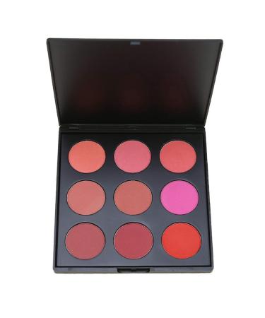 Blusher Palette  Vodisa 9 Color Natural Make Up Blushing Set Face Sheer Matte Mineral Blush Kit  Cheek Base Foundation Pressed Powder Pallet Professional Facial Beauty Cosmetic Makeup Blush (1)