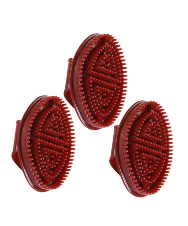 LIFKOME 3Pcs Multifunctional Hair Washing Brush With Massage Function For Improved Blood Circulation Comfortable Bathing Experience Glove Design Soft Firm Scalp