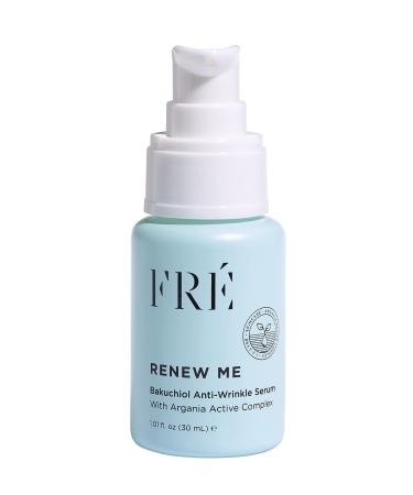 Anti Aging Serum Renew Me by FRE Skincare - Niacinamide Serum with Bakuchiol - Anti Wrinkle Serum Increases Firmness & Elasticity for Younger & Smoother Looking Skin - Cruelty-Free