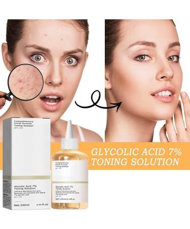 Glycolic Acid 7% Toner - Exfoliating Resurfacing Solution for Radiant Skin | 240 ML - Buy Online on GoSupps.com