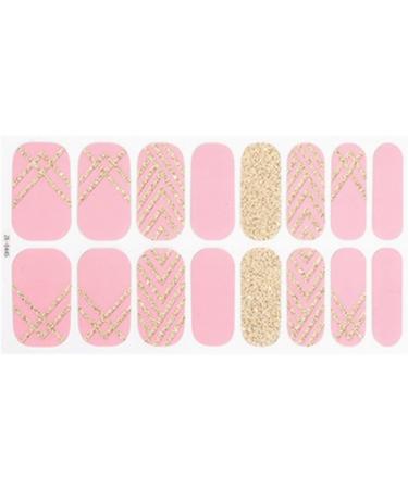 MagiDeal 16 Pieces Cured Gel Nail Strips Gel Nail Stickers with Nail File Nail Patches Semi Cured Gel Nail Wraps Patch for Girls Gifts Style G - Buy Online on GoSupps.com
