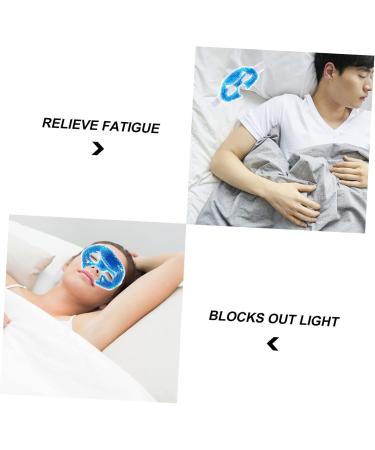 of 2 PVC Shading Sleeping Eye Eye Face with Cold Compress Beauty Accessories Cooling Eye Cover Eye Protection Grain Beauty Products - Buy Online on GoSupps.com
