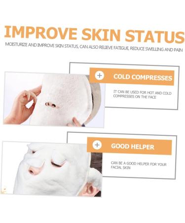 PACKOVE 1 Ensemble Masque de Soin Visage de Serviettes pour Vapeur Hydratation et Fatigue Oculaire R utilisables et Lavables Chaleur et Froid pour Soin Peau - Buy Online on GoSupps.com