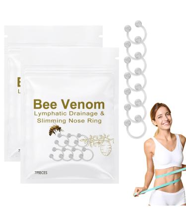 Bee Venom Lymphatic Drainage Nose Ring - Bee Venom Nasal Oil Ring (2 pack)