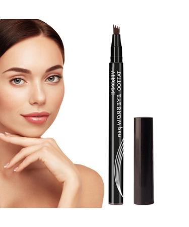 Liquid Eyebrow Pencil 3D Liquid Eyebrow Makeup Pencil - Multi-Purpose Easy to Draw Eyebrow Makeup Tool for Dating Parties and Daily Use A: Coffee Brown