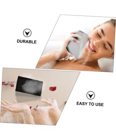 Healeved 20 Pcs Soap Foaming Shower Foaming Scrub Exfoliating Net Nylon Fiber Black - Buy Online on GoSupps.com