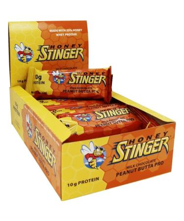 Honey Stinger Food Peanut Butter Pro Protein Bar (Box of 15)