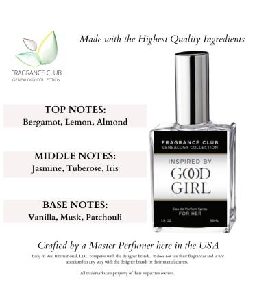 Inspired by Good Girl 1.9 oz. EDP Womens fragrance with Bergamot Jasmine and Vanilla is a captivating fragrance. - Buy Online on GoSupps.com
