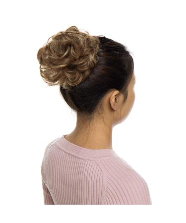 Buy Tess Hair Part Dutt Brown Mix Hair Tie for Wavy Updos | 30g Ombre Light Brown/Medium Blonde Hair Extensions for Women - Buy Online on GoSupps.com