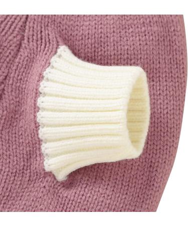 Dog Hoodie Winter Sweater for Small Dogs | Cute Thickened Puppy Clothes - Pink M (82W971) - Buy Online on GoSupps.com