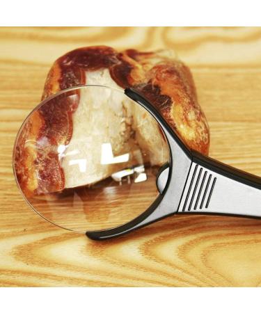 Magnifying Glass Frameless Handheld 3 Times Magnifying Glass Old Man Reading Reading Reading Newspaper Antiquities Identification Big Lens Black Made in China - Buy Online on GoSupps.com