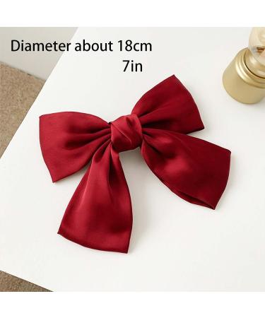 Women's Hair Bows Set - Black Ribbons for Hair in Red, Pink, Black - Buy Online on GoSupps.com