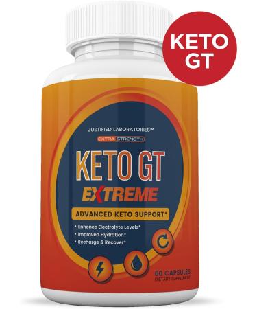 Keto GT Extreme Keto Pills 1675MG New & Improved Formula Contains Apple Cider Vinegar Extra Virgin Olive Oil Powder Green Tea Leaf 60 Capsules - Buy Online on GoSupps.com