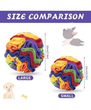 Interactive Snuffle Mat for Dogs - Dog Toy Ball Puzzle Feeding Foraging Mat - Stress Relief & Training for Small to Medium Pets 15cm - Buy Online on GoSupps.com