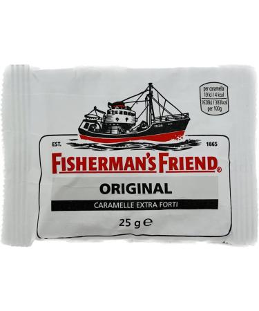 FISHERMAN'S Extra Forte Busta Bianca pz 24 - Original Strong la Caramella al Mentolo Eucalipto pi forte in sole 4 calorie