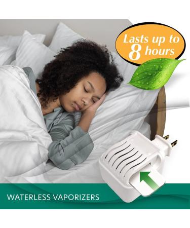 AromaHouse Real Relief Plug-in WATERLESS Aromatherapy Vaporizer + 5 Soothing Non-Medicated Menthol Eucalyptus Vapor Refills 1 ct - Buy Online on GoSupps.com