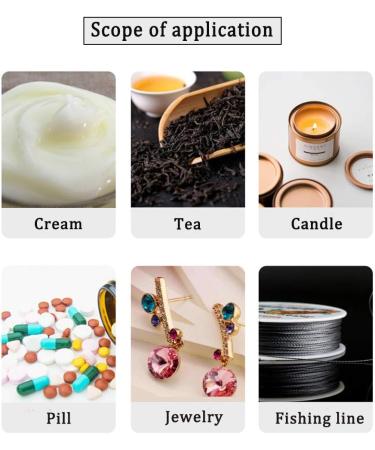 16-Part Aluminum Tin Cans with Screw Cap - 100ml Cosmetic Containers for Lip Balm Lotion Cream & More - Empty Round Cans with Sticker - Buy Online on GoSupps.com