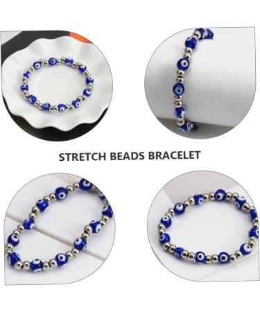 COHEALI Men s Bracelets 3pcs Devil Eyes Bracelet Men Bracelet Bracelets Beads Evil Eye Bracelet Rope Rosary Man Elastic As Shownx3pcs 18x0.8cmx3pcs - Buy Online on GoSupps.com