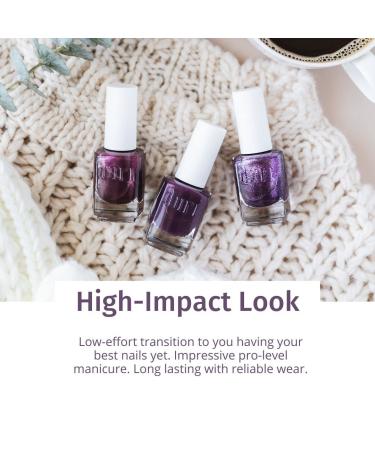 Duri Nail Polish 174 Fire Sapphire - Deep Purple Blue Metallic Shimmer Lacquer 0.5 fl.oz - Buy Online on GoSupps.com