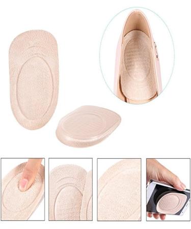 Heel Cushion Gel Inserts for Plantar Fasciitis | Self-Adhesive Shoe Lifts for Bone Spur Relief - 2 Pairs Size L - Buy Online on GoSupps.com