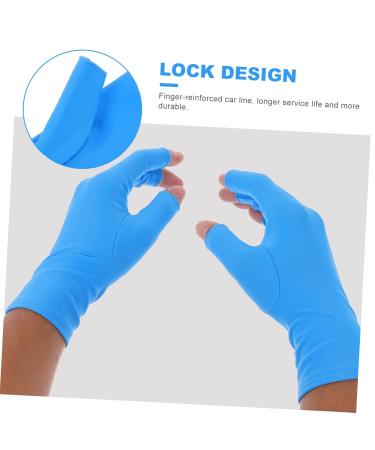 Ipetboom 3 Pairs Nail Gloves Manicure Sleeve Elastic Spandex - Buy Online on GoSupps.com