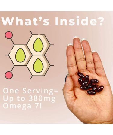 Sea Buckthorn Oil Blend - Omega-7 Complete 60 Softgels (500mg) - Omega 7 Supplement - Buy Online on GoSupps.com