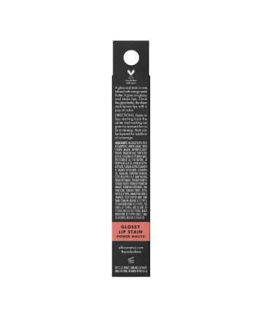 e.l.f. Cosmetics Glossy Lip Stain - Power Mauves 0.10oz | Long-Wear Lightweight Formula for Sheer Color & Subtle Gloss - Buy Online on GoSupps.com