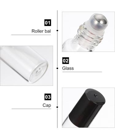 Beaupretty 10pcs Clear Roller Bottles - Empty Glass Essential Oil & Makeup Bottles for International Shipping - Buy Online on GoSupps.com