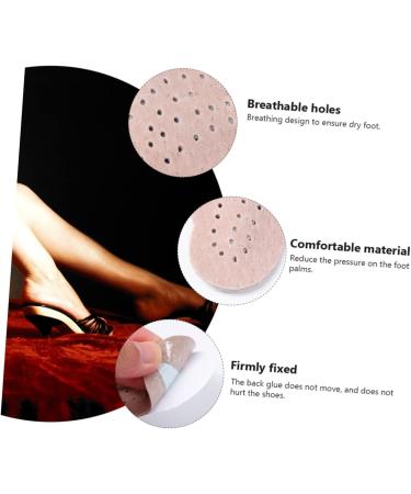 Healvian Forefoot Pad - 4 Pairs Leather Foot Orthotic Inserts & Anti-Slip Stickers for High Heels & Sandals - Comfort & Support - Buy Online on GoSupps.com